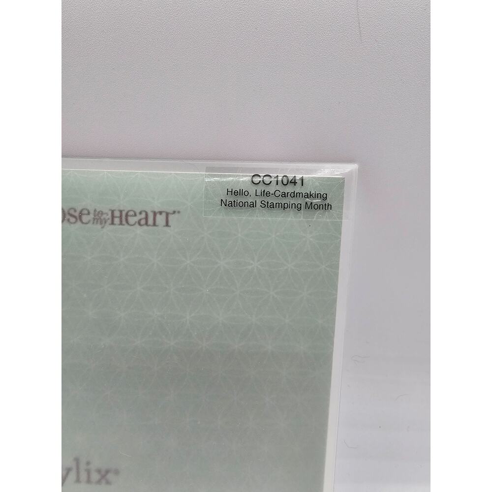 Close to My Heart - Hello Life Cardmaking CC1041 Acrylic Cling Stamp - Picture 2 of 3